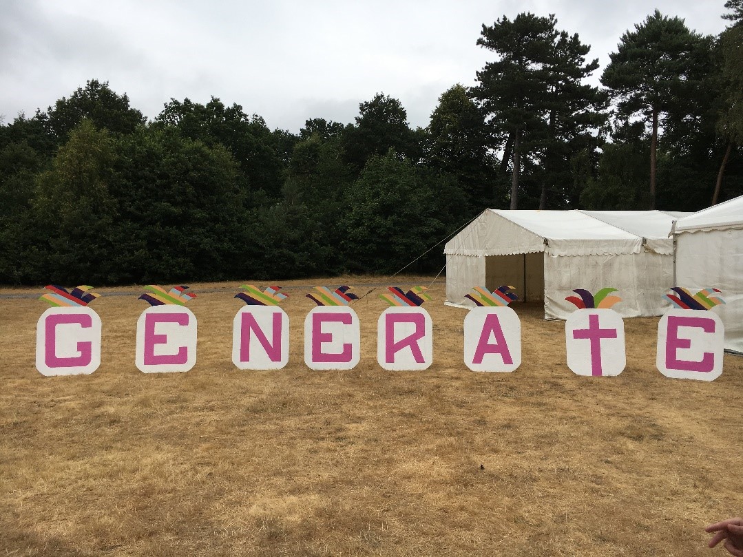 Volunteering at the Generate Venue