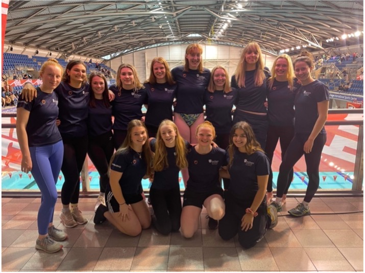 Representing Durham at Swimming Championships